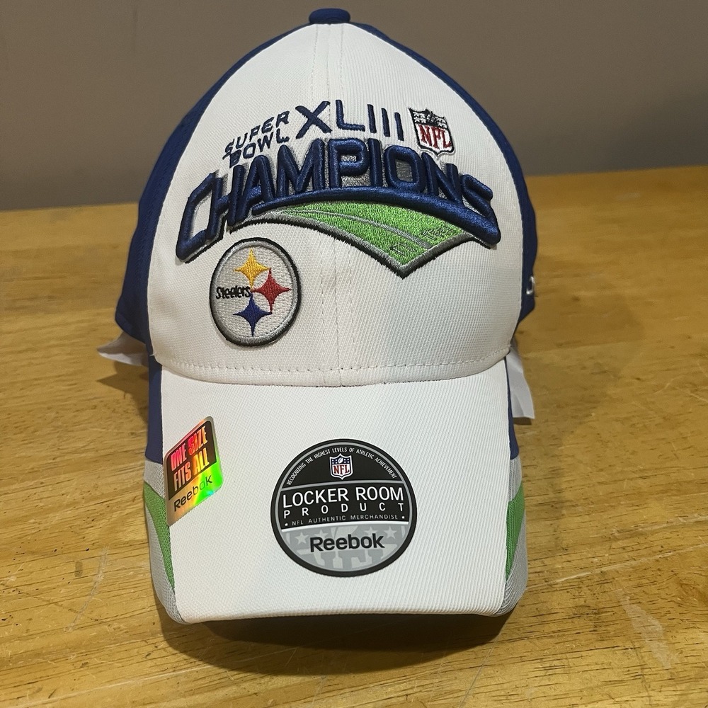 Pittsburgh Steelers‎ Reebok Super Bowl XLIII Champions Locker Room Hat New